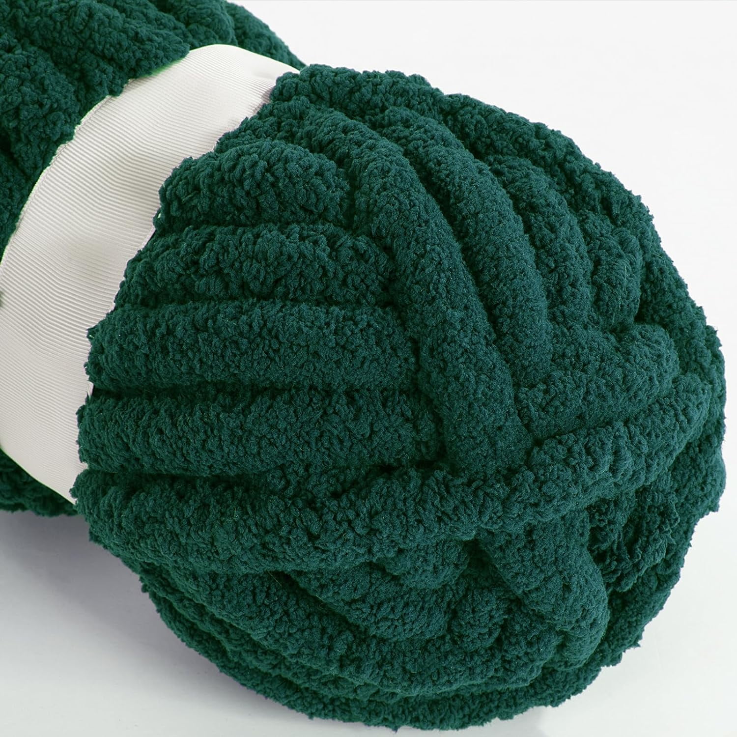 8 Pack Chunky Chenille Yarn - Super Soft Bulky Knitting Yarn for Blankets Scarf DIY, 8oz/27yds per Skein, Fluffy Plush Yarn for Crochet & Hand Knitting