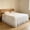 🔥 White_Base#1375, variant on Elastic Bed Skirt with Anti-Slip Wrap, Pleated Hotel Style Dust Ruffle for Spring and Memory Foam Mattresses, 16 Inch Drop, Machine Washable