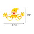 thumbnail image 3 of VOAVEKE Christmas Tree Decorations,Christmas Decor,Christmas Decorations Santa Snowman Antler Glasses Rimless Glasses, 3 of 3