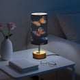 thumbnail image 6 of Touch-Control 3-Color Desk Lamp with Plug – Energy-Saving LED + 3 Simultaneous Charging Ports Yellow Blue Butterfly, 6 of 8