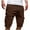 Brown, variant on Atogsazn Mens Casual Twill Cargo Shorts Cotton Drawstring Classic Cargo Stretch Short with Pockets Gray M