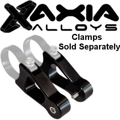 Axia Alloys Black Anodized Full Size Lowarance GPS Side Mounts 2.5 Inch
