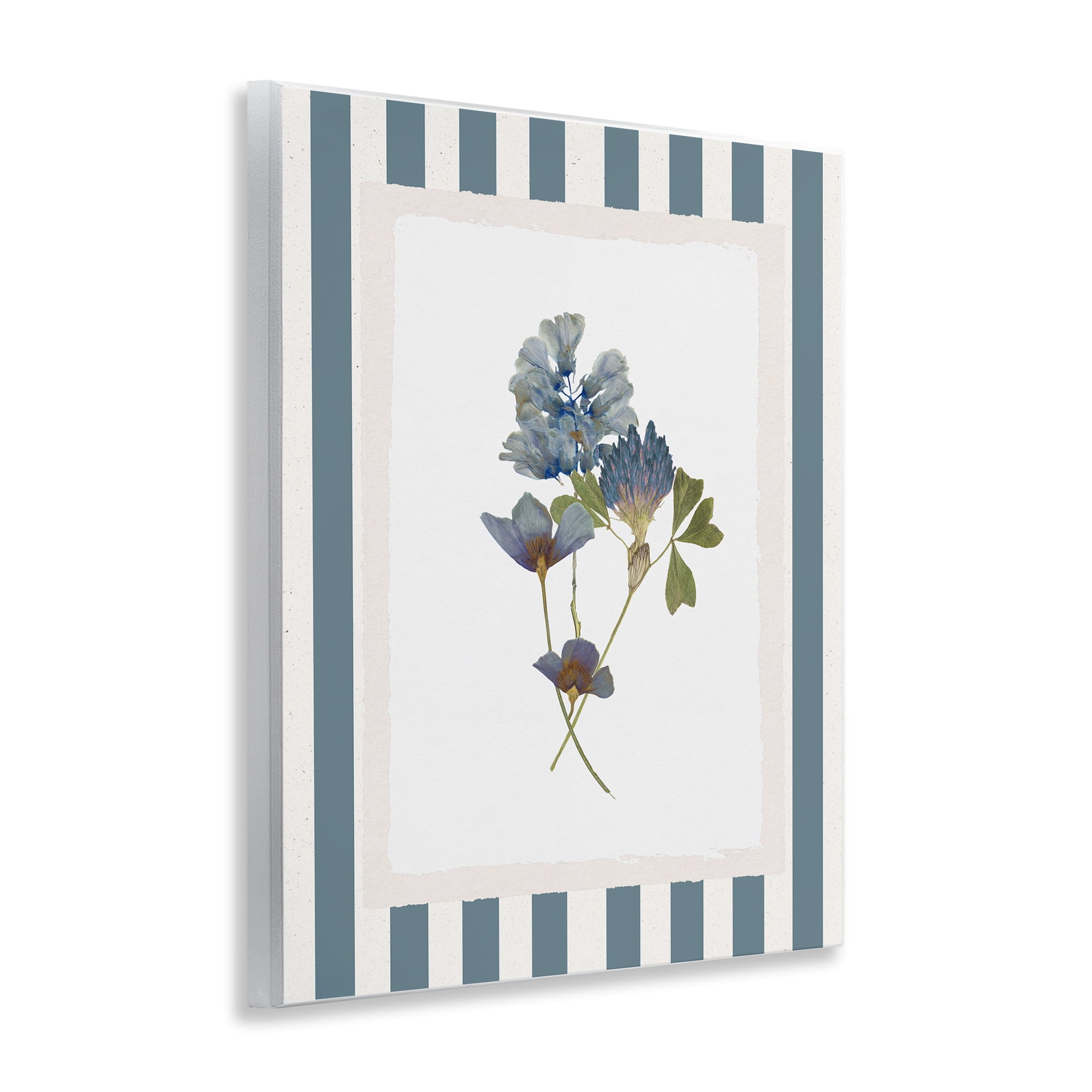 Stupell Industries Blue Summer Memory Florals Wall Plaque Art, design by Val Rhodes