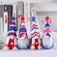 thumbnail image 5 of Muñeca gnomo duende sin rostro, decoración del hogar, decoración del Día de la Independencia, base de madera, estilo fantasía único, decoración festiva para mesa, decoración para espacios, 5 of 7
