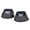 Black, variant on Shires Arma Hard Over Reach Boots - Durable Hard Shell Impact Protection Bell Boots for Hooves and Heels Black / Full