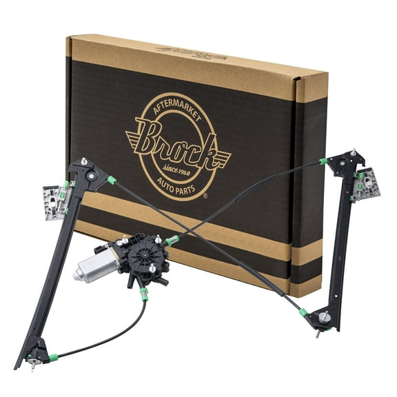 Brock Window Regulator w/ Motor for 1997-2004 Corvette Front Right 15781690