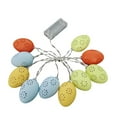 thumbnail image 1 of Easter Egg Lamp Creative Shape Battery Operated Always-on Function Flicker Free Extra-Long Carrot Egg Indoor String Light LED Easter Decoration Party Supplies, 1 of 12