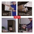 thumbnail image 5 of Keter Delivery Box for Porch with Lockable Secure Storage Compartment to Keep Packages Safe, One size, Brown, 5 of 5