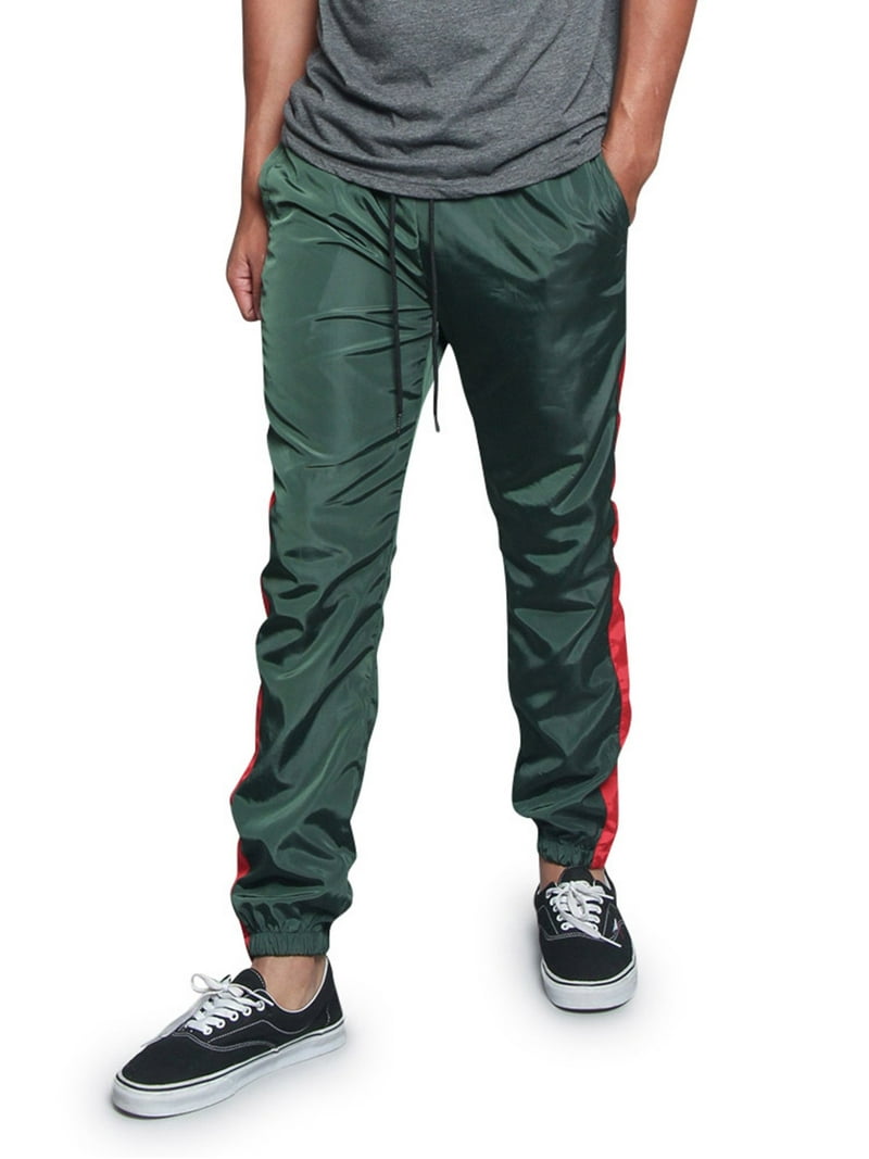 G-Style USA Men's Joggers Wind Drawstring Striped Athletic