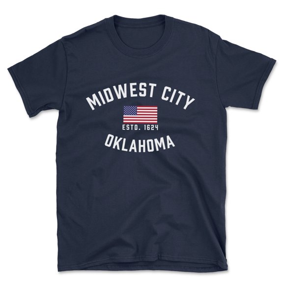 Midwest City Oklahoma Patriot Men's Cotton T-Shirt
