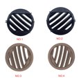 thumbnail image 3 of Riwesomey Reemplazo de rejilla negra/marrón de salida de aire izquierda/derecha de ventilación de aire acondicionado pequeño para Vehículos, repuestos y accesorios Mis Negro izquierda, 3 of 8