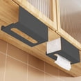 thumbnail image 4 of Sokhug Wall Mounted Plastic Tissue Box for Kitchen Paper Towel Under Cabinet Storage,Blue, 4 of 6