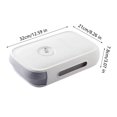 thumbnail image 5 of Aqestyerly Refrigerator Stackable Drawer,Large Capacity Egg Box with Lid for Anti-Drop and Roll Storage, 5 of 5