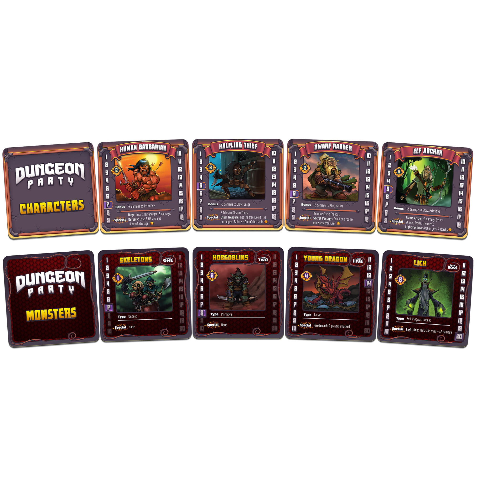Role Playing Game - Adult Version, Printable Card Game