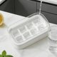 thumbnail image 4 of Bandeja para cubitos de hielo Ice Lattice con tapa y sistema de expulsión a presión | Molde de silicona para hacer hielo que facilita el desmolde, 4 of 6