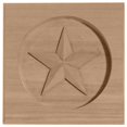 thumbnail image 2 of Ekena Millwork ROS04X04AURW 4.25 Po L x 4.25 Po H X.75 Po P Austin Star Rosette - Caoutchouc - Accent Architectural, 2 of 3