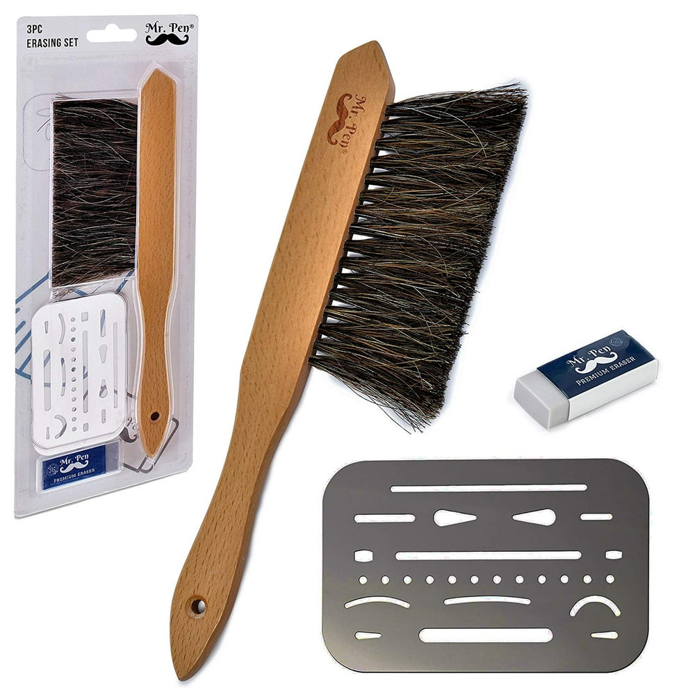 Mr. Pen Drafting Brush, Eraser Shield, Eraser Artist, Dusting Brush