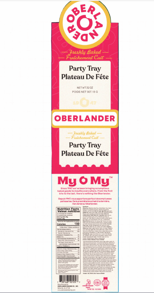 Oberlander Party Tray Christmas 907g