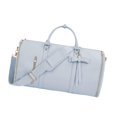 thumbnail image 4 of Bolsa de lona Yinane de Cuero de PU bolsa de equipaje portátil para acampar Azul, 4 of 8