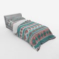 thumbnail image 2 of Ambesonne Tribal Bedding Set 3 Pcs, Aztec Art Style, Twin XL, Cream Aqua and Peach, 2 of 2