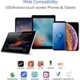 thumbnail image 4 of Lápiz óptico activo compatible con pantallas táctiles iOS y Android, lápiz para iPad con función táctil dual, lápiz óptico recargable para iPad/ipad Pro/air/mini/ip, 4 of 5