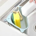 thumbnail image 2 of Useful Suction Cup Sink Shelf Soap Sponge Rack Kitchen Sucker Storage Tool, 2 of 4