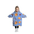 thumbnail image 5 of Oversized Hoodie Blanket Wearable Blanket Sweatshirt Plush Warm Cozy Fleece Top for Women Men Kids, 5 of 6