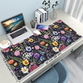thumbnail image 2 of Desk Mat,Large Mouse Pad 35''''×15.6''''×0.12'''' XXL Extended Gaming Mouse Pad Mat with Non-Slip Base Stitched Eges Mousepad for Computer,Office,Keyboard and Laptop - Floral Background 1, 2 of 5