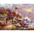 thumbnail image 2 of Lee, James 14x12 White Modern Wood Framed Museum Art Print Titled - Coastal Splendor, 2 of 4
