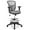 Grey, variant on Costway Mesh Drafting Chair Office Chair w/Adjustable Armrests & Foot-Ring Black