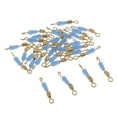 thumbnail image 2 of 30pcs Clips Pines Conector de Sedal Línea Ence Rápido Pesca Cambio Rápido Giratorias 16mm Sunnimix, 2 of 8