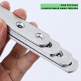 thumbnail image 4 of Cateissary 2 uds soporte plano reparación de muebles fijación junta sujetador acero inoxidable reparación placas de soporte Kits y herramientas para tallar, 4 of 6