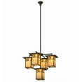 thumbnail image 6 of Meyda Tiffany 169150 Hyde Park 5 Light 32" Wide Chandelier - Brown, 6 of 6