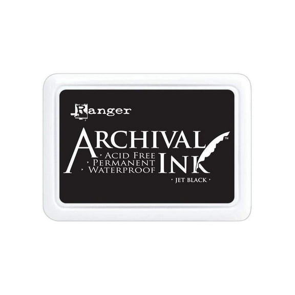 Ranger Archival 3 Jet Ink Pad Jumbo Black