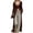 Coffee, variant on Cardigan Sweaters for Women Trendy Lightweight Crochet Long Duster Button Up Bell Long Sleeve Ruffle Knit Loose Maxi Cardigans Sweaters