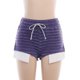 thumbnail image 1 of Pantalones ajustados sexys de rayas de punto para mujer, moda de verano europea y americana, pantalones casuales de cintura alta y cadera para chicas calientes, 1 of 6