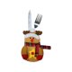 thumbnail image 2 of Navidad Cuchara Tenedor Bolsa Cubiertos Vajilla Cubiertos Titular Mesa de comedor Decoración de Navidad 8 piezas Sweethay ZHF0642, 2 of 7