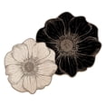 thumbnail image 5 of Floral Diatomaceous Earth Bath Mat, Quick Dry Bathroom Rug, 16 x 24 Inch French Floral Floor Mat for Shower Sink Vanity and Entryway, Absorbent Layered Surface with Scalloped Outline, 5 of 8