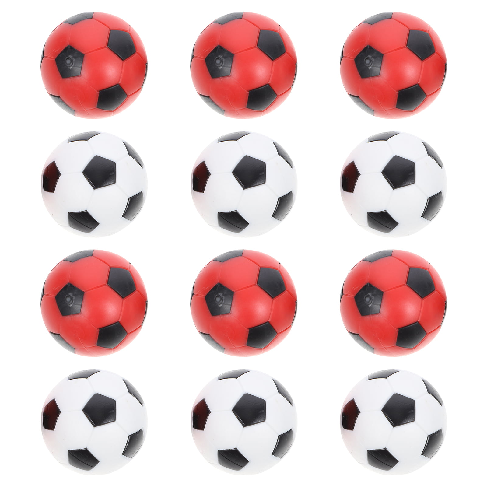 12Pcs Multi-Color Mini Foosball Balls Fussball Ball Set For Soccer 32MM Game New 