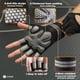 thumbnail image 2 of Guantes de entrenamiento SIMARI acolchados para levantamiento de pesas, sin dedos, negros, 2 of 6