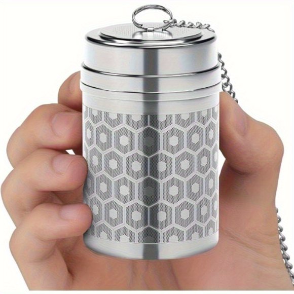 304 Stainless Steel Large Tea & Spice Infuser - Extra Fine Mesh for Pure Flavor - Premium, Durable Design for Effortless Brewing of Loose Tea, Rooibos, and Spices
