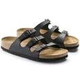 thumbnail image 4 of BIRKENSTOCK Women's Florida Soft Footbed Black Birko-Flor Sandal - 0053011 8-8.5 Narrow BLACK BFL, 4 of 4
