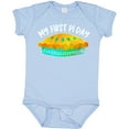 thumbnail image 3 of Inktastic My 1st Pi Day Blue Green Pie Pan Pun Boys or Girls Baby Bodysuit, 3 of 5