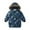Blue, variant on Staki Baby Boys Toddlers Winter Coats Hooded Puffer Jacket Down Snow Jacket Warm Fleece Coat Solid Outerwear Boys Fleece Jacket(Blue,6-7 Years)