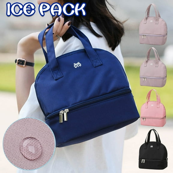 Portable Breastmilk Cooler under $5! Xqxayjr Portable Breast Milk Cooler Bag, Insulated Lunch Bag for Pumping Moms, Double Layer Refrigerated Storage Bag, Breastmilk Ice Pack Carrier for Travel