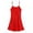 Red, variant on Lavaport Women Sexy V-neck Sling Dress Silk Slim Straps Comfortable Nightdress Nightgowns
