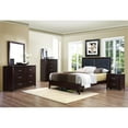 thumbnail image 2 of Lexicon Edina Contemporary Engineered Wood Tufted Upholstered Bed, Queen, Espresso, 2 of 3