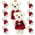 thumbnail image 3 of 10 piezas de osos de peluche para coche de boda, ramo de San Valentín, muñeco de oso., 3 of 8