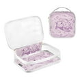 thumbnail image 3 of Simple Line Turtle Clear Cosmetic Bags with Handles PVC Toiletry Bags Zipper Waterproof Portable for Traveling 2 Pcs, 3 of 7