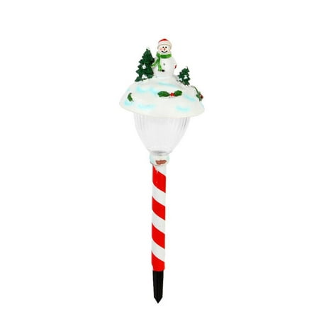 Lightahead Solar Powered Led Stake Lights Snowman Lightahead Solar Powered Led Stake Lights Snowman Light Outdoor Garden Path